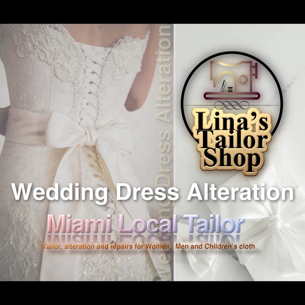 Wedding dress tailor/alteration/repairs